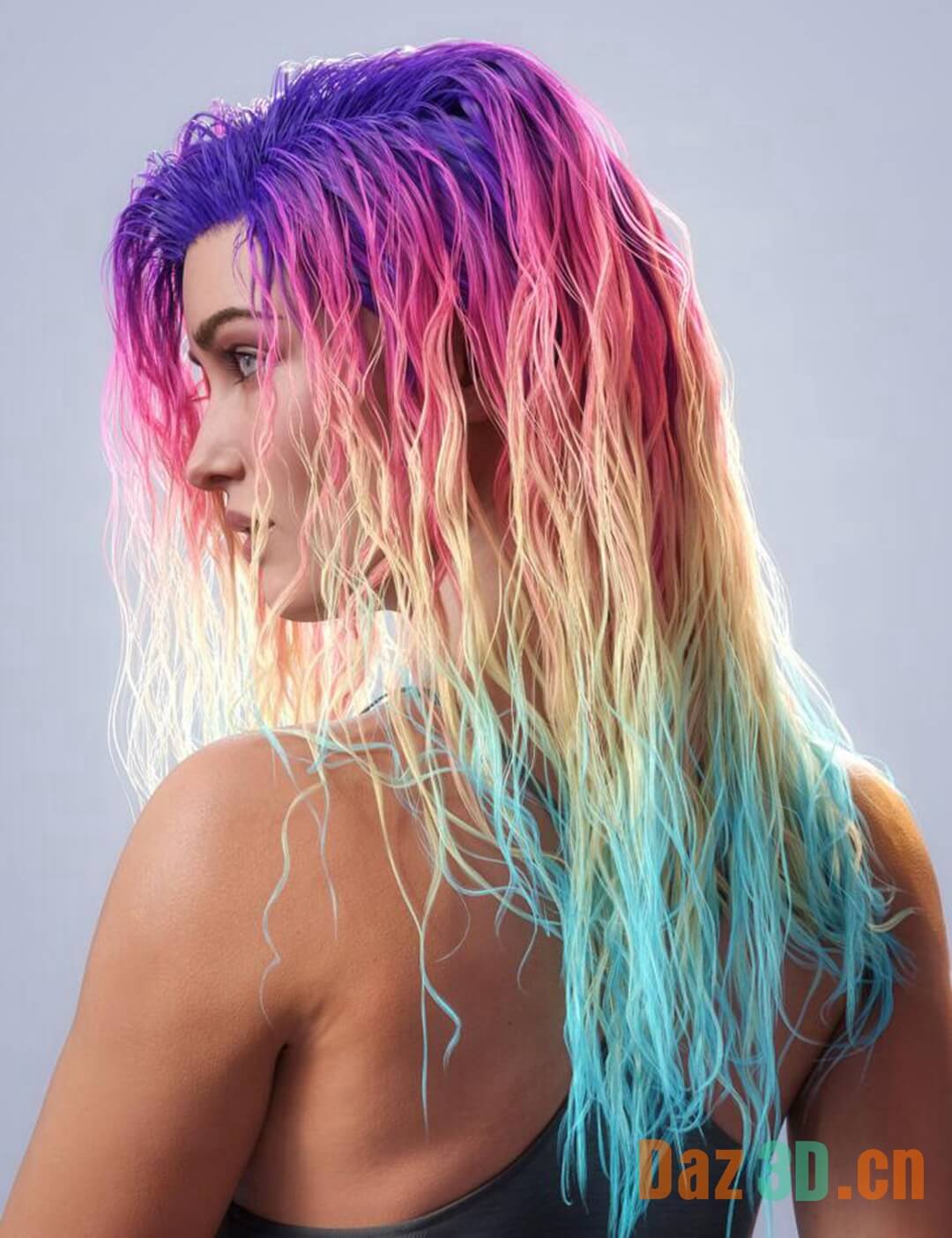 彩虹头发，像这么染一个你估计要多少钱？_哔哩哔哩_bilibili